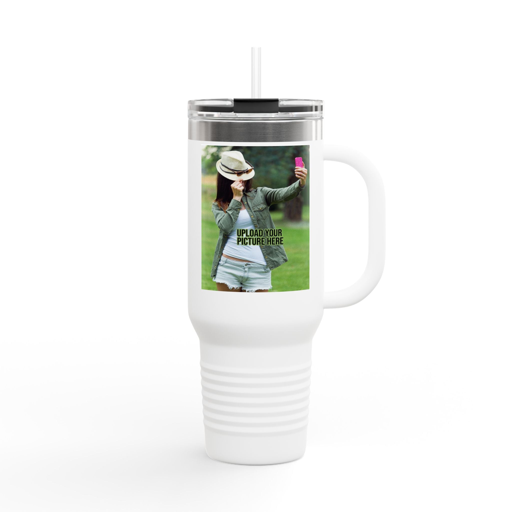 Personalized Photo Insulated Travel Mug Printify