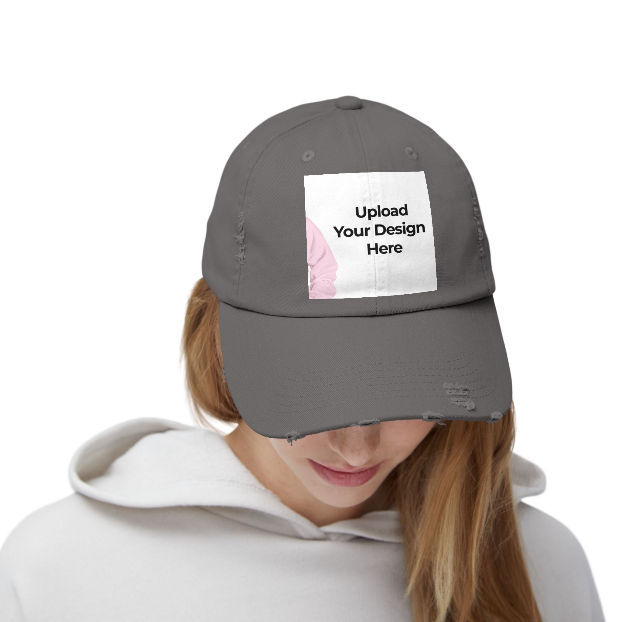 Customizable Distressed Cap