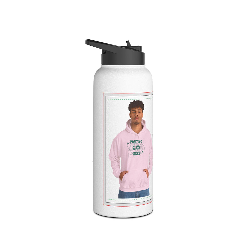 Water Bottle Personalized Stainless Steel Water Bottle, Custom Design Hydration Container, Travel Mug Gift, Outdoor Sports Bottle, Eco-friendly Drinkware