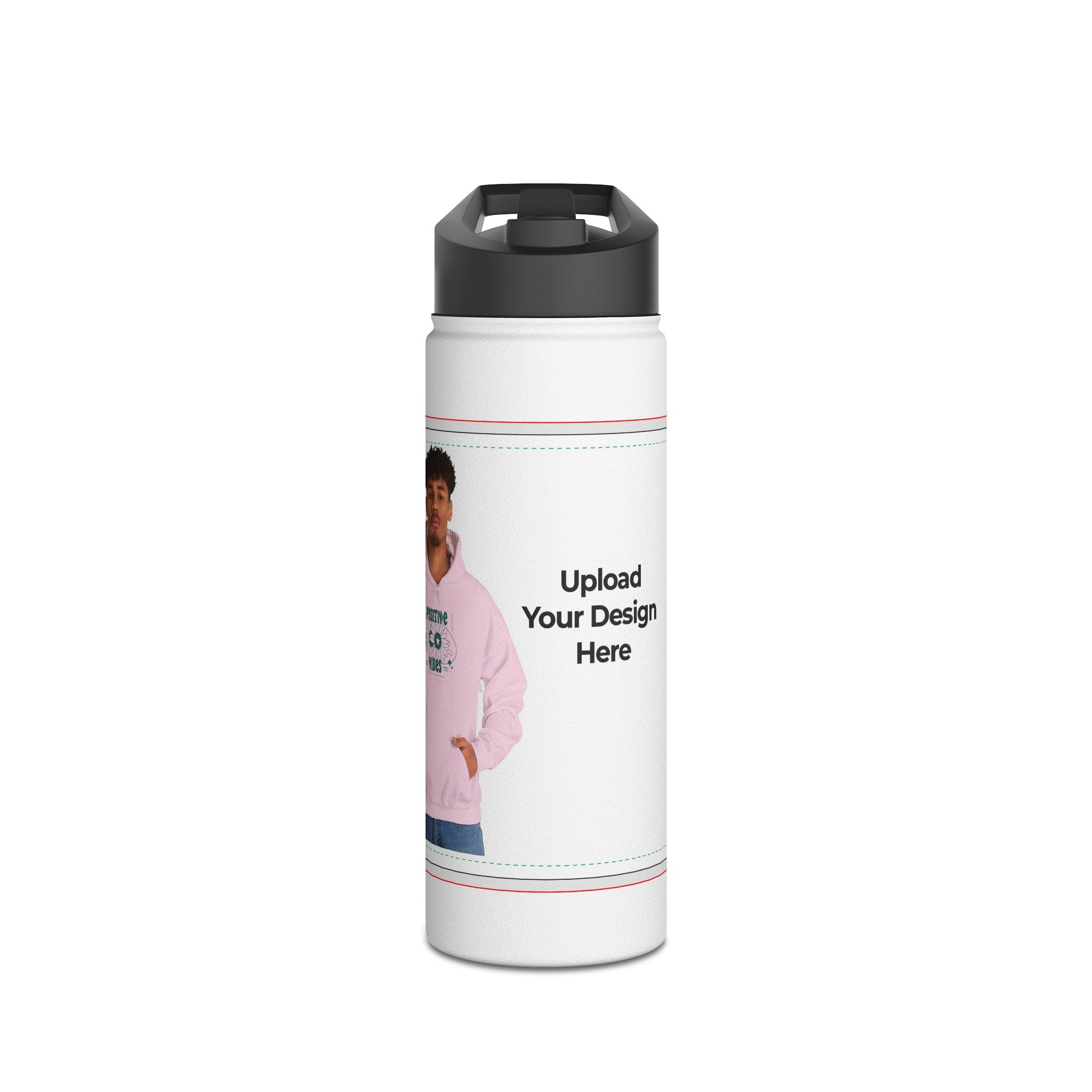 Water Bottle Personalized Stainless Steel Water Bottle, Custom Design Hydration Container, Travel Mug Gift, Outdoor Sports Bottle, Eco-friendly Drinkware