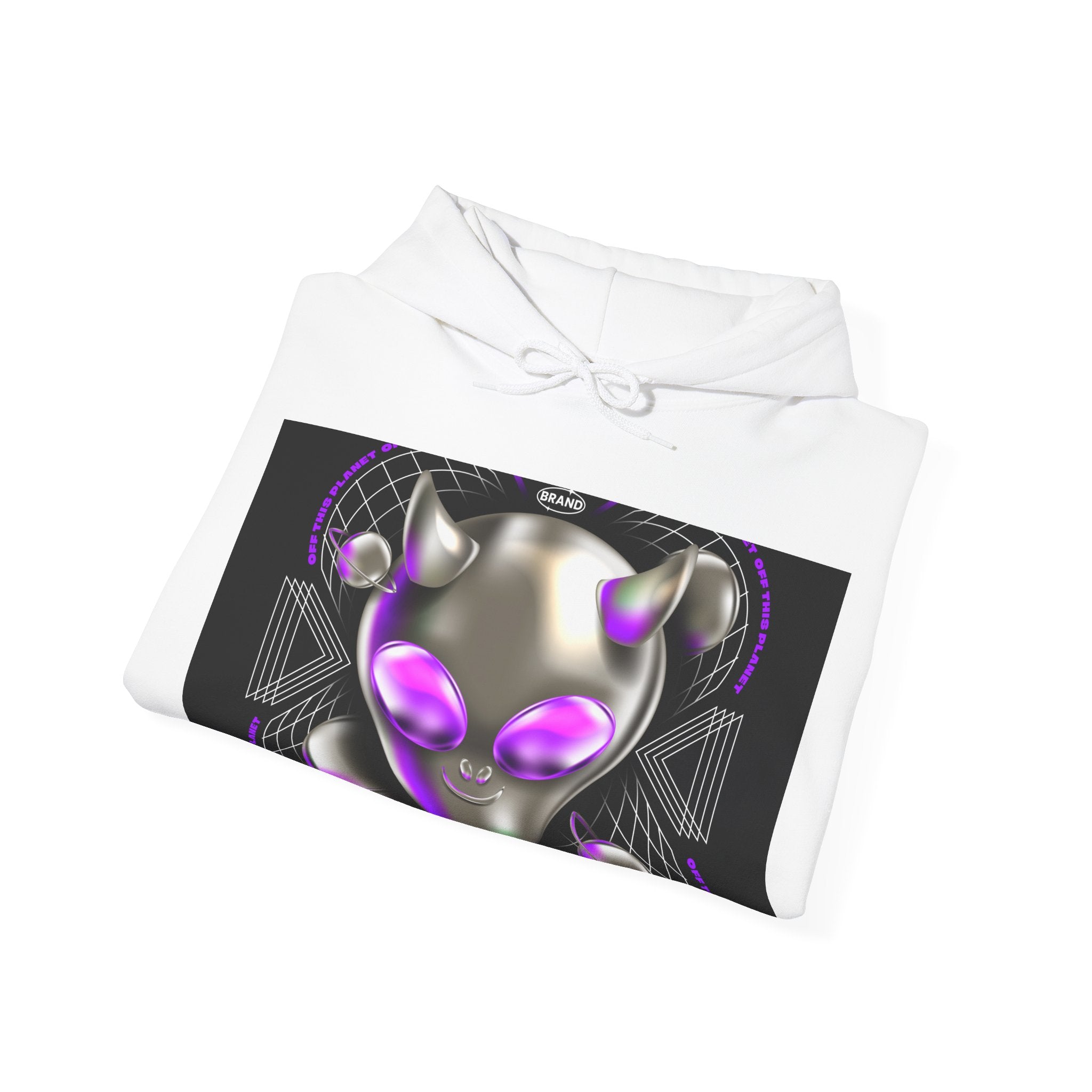 Alien Inspired Unisex Hoodie, Eccentric Fashion