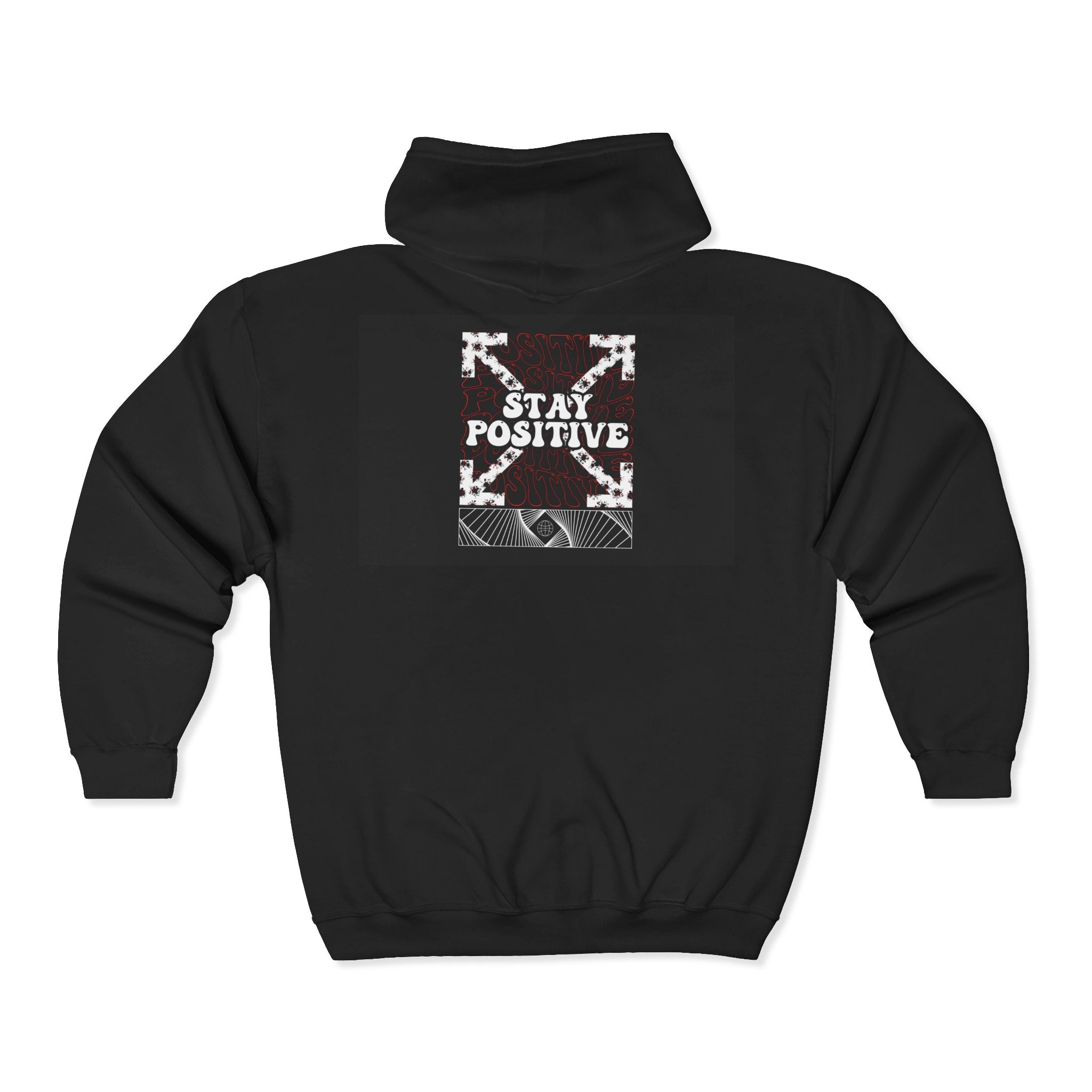 Stay Positive Zip Hoodie