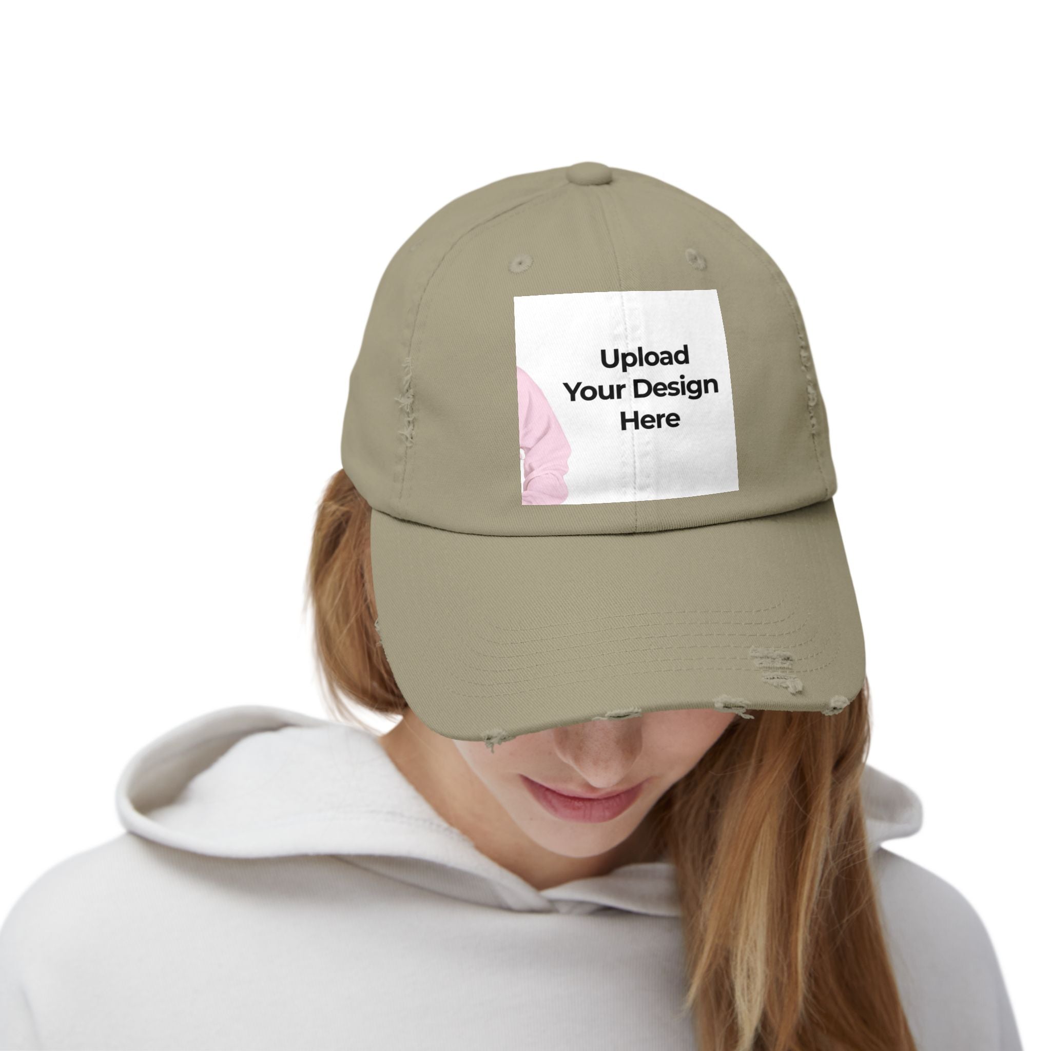 Customizable Distressed Cap