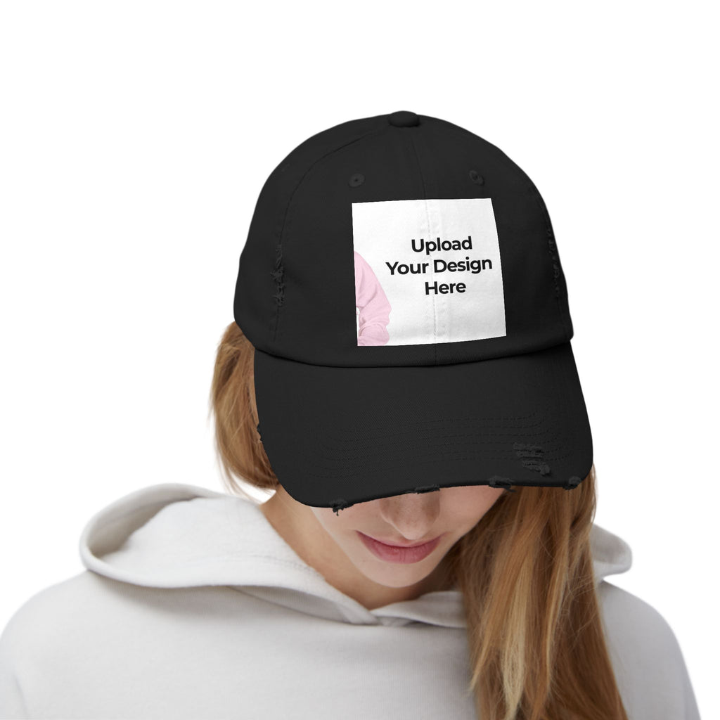 Customizable Distressed Cap