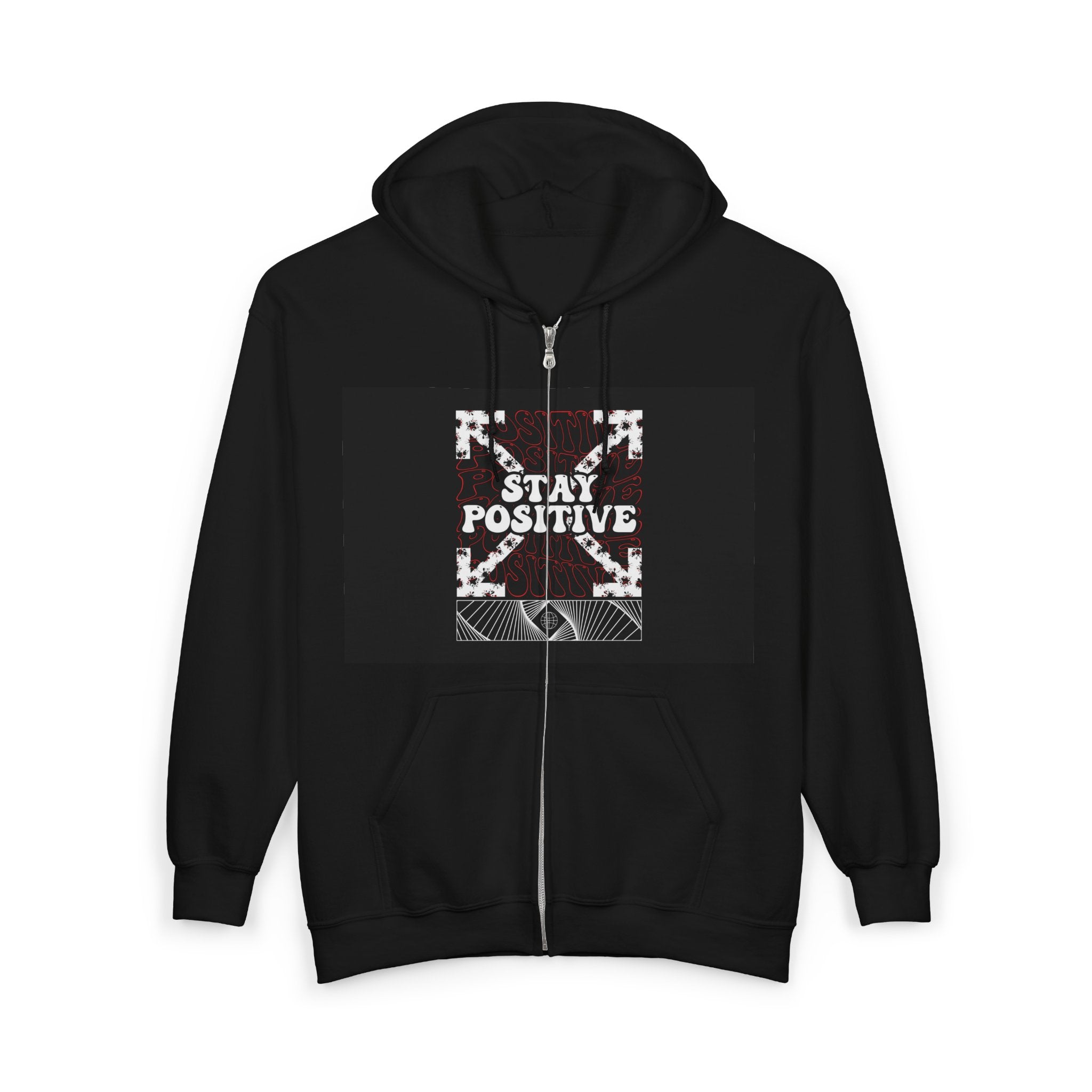 Stay Positive Zip Hoodie