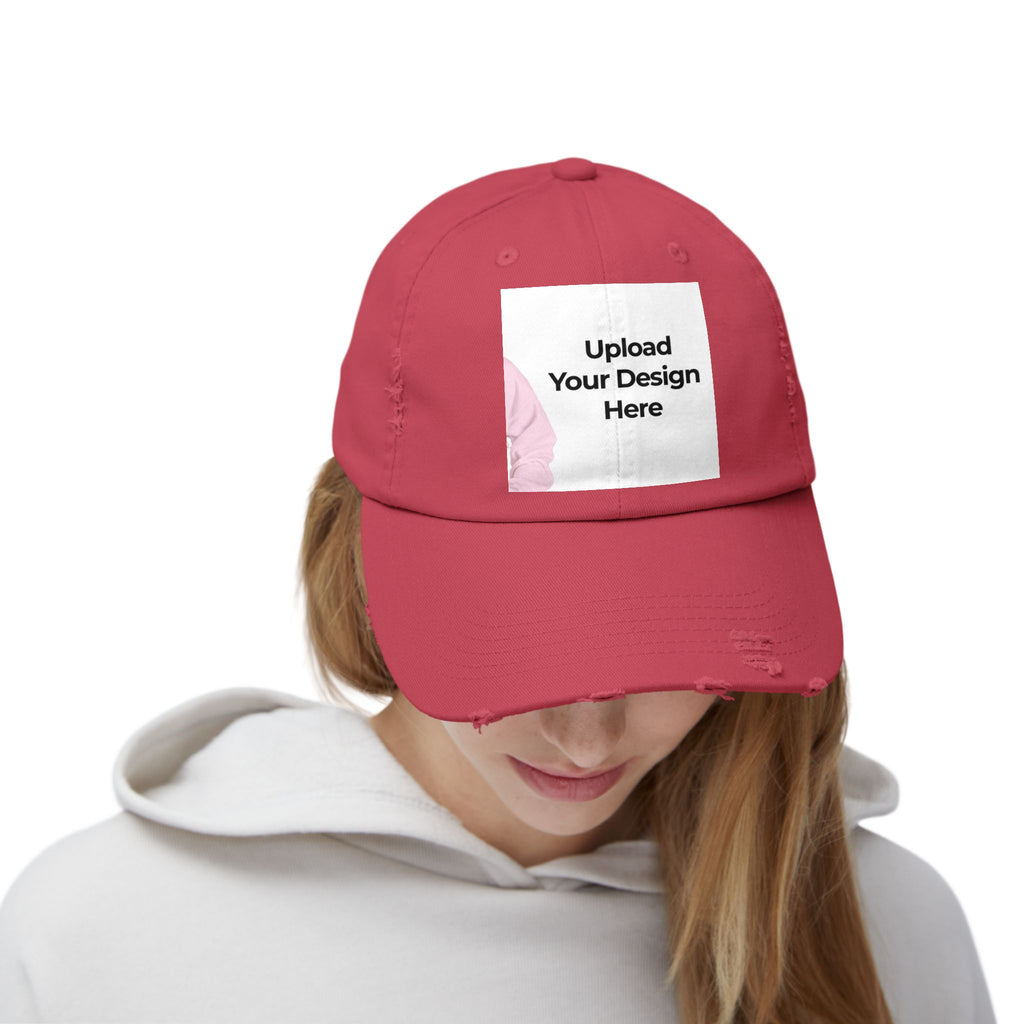 Customizable Distressed Cap