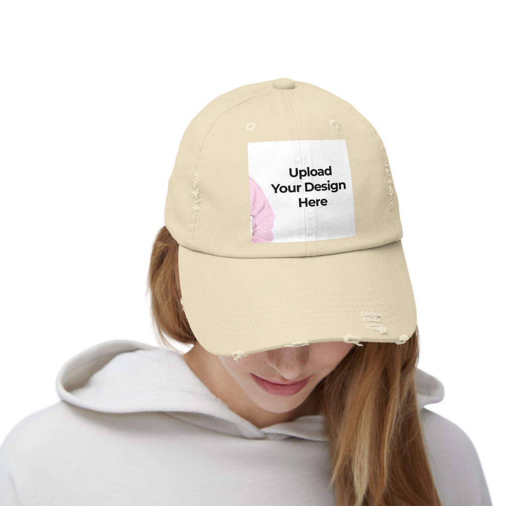Customizable Distressed Cap
