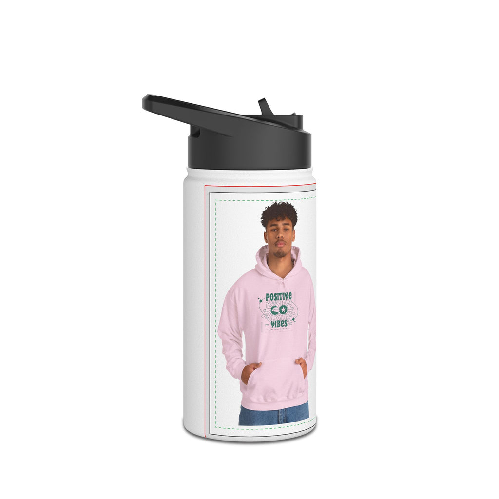 Water Bottle Personalized Stainless Steel Water Bottle, Custom Design Hydration Container, Travel Mug Gift, Outdoor Sports Bottle, Eco-friendly Drinkware