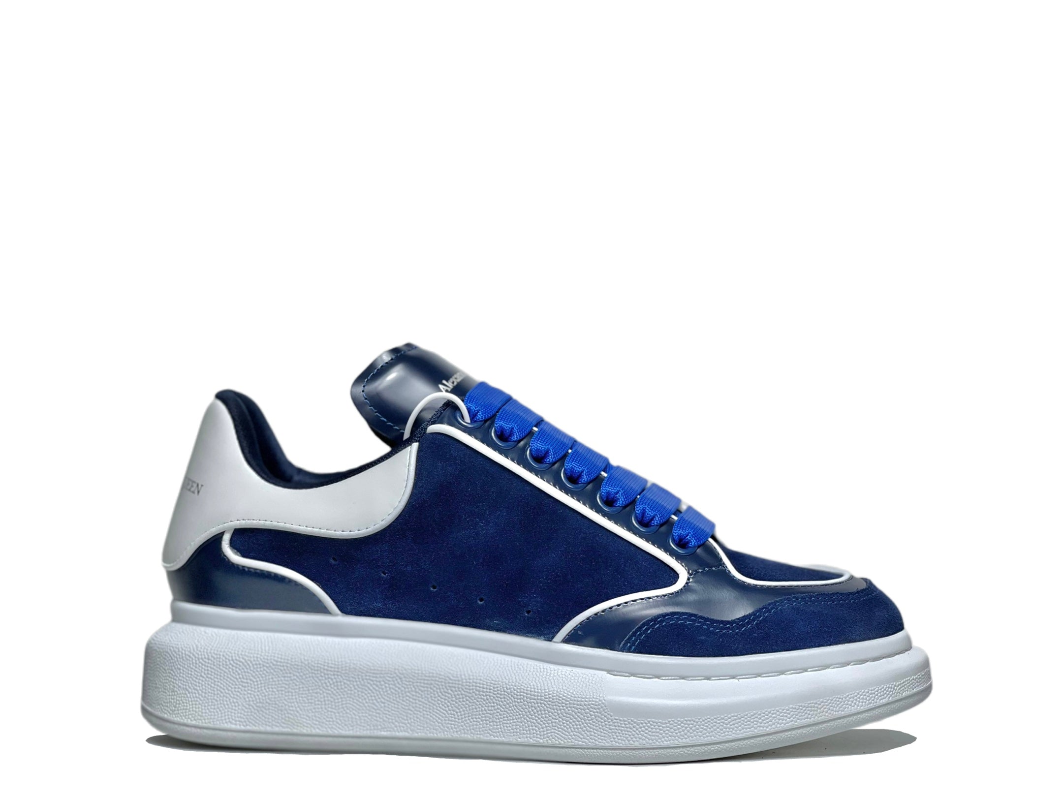 Blue Suede Luxury Sneakers | Men’s Designer-Style Shoes Donienstore
