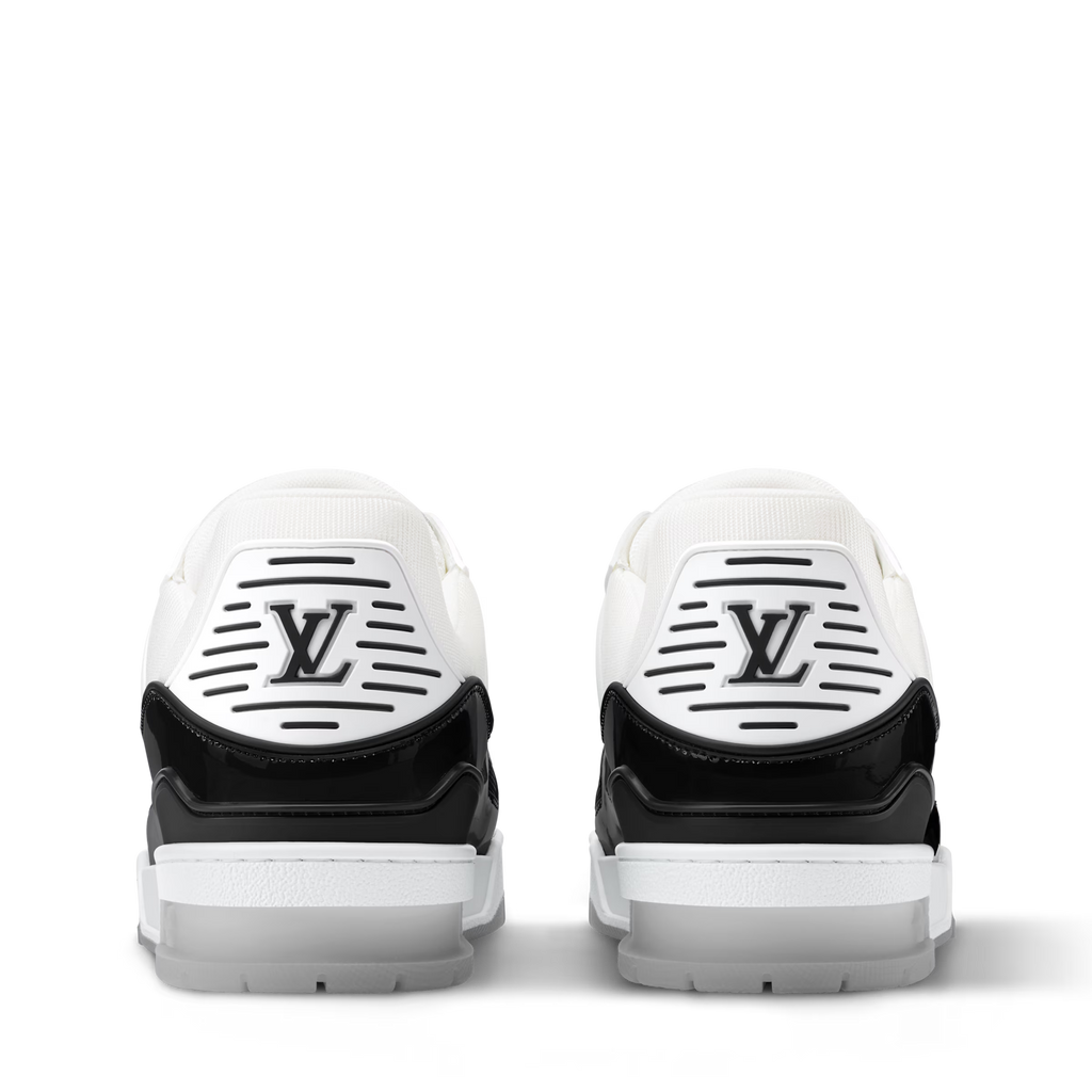 Luxury Black Monogram Sneaker – Designer-Inspired Streetwear, Unisex Premium Shoe