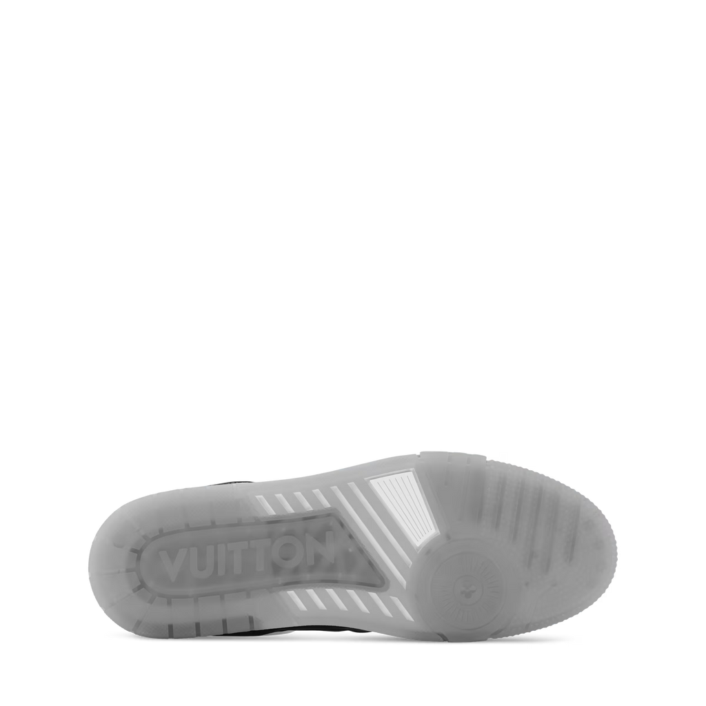 Luxury Black Monogram Sneaker – Designer-Inspired Streetwear, Unisex Premium Shoe