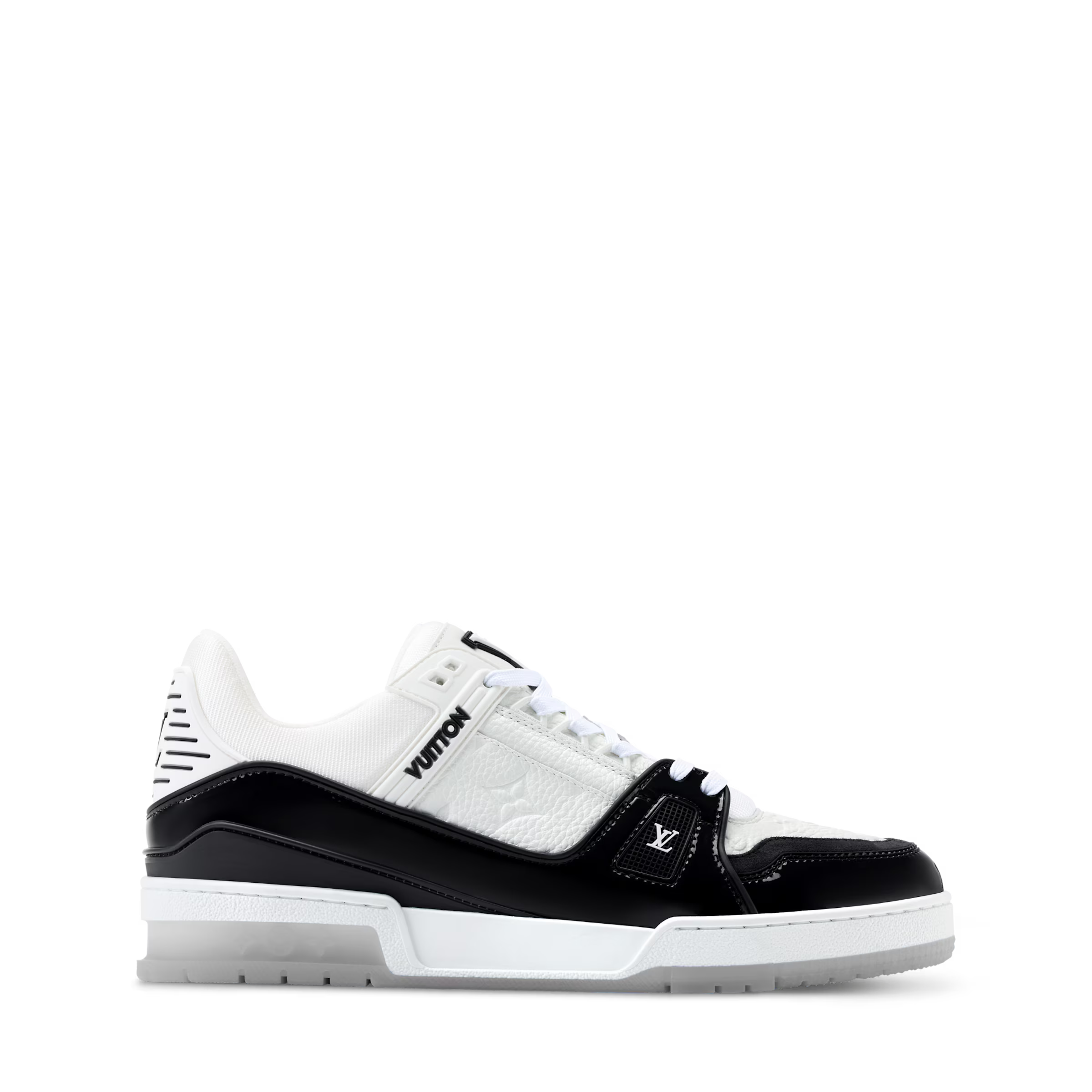 Luxury Black Monogram Sneaker – Designer-Inspired Streetwear, Unisex Premium Shoe
