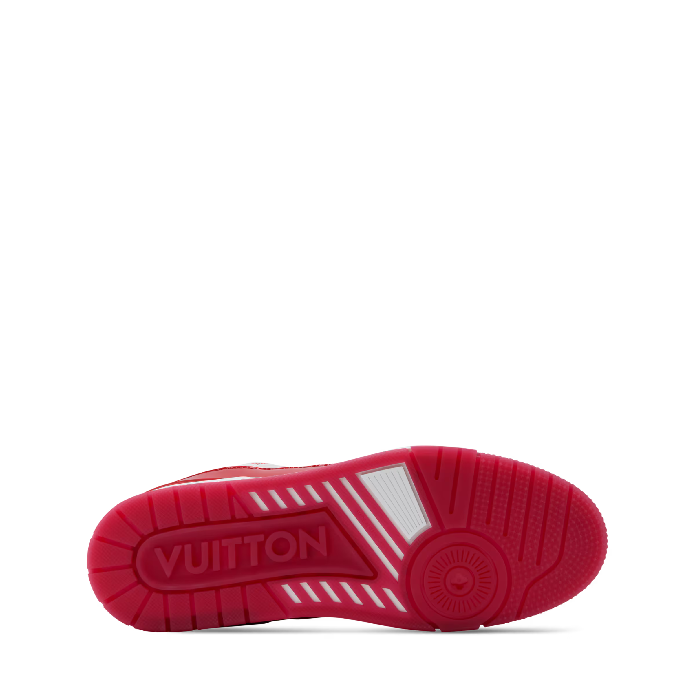 Luxury Red Monogram Sneaker – Designer-Inspired Streetwear, Unisex Premium Shoe