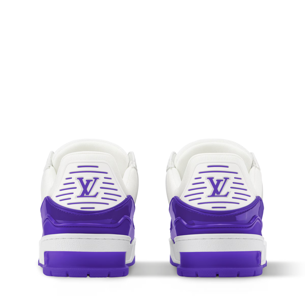 Luxury Purple Monogram Sneaker – Designer-Inspired Streetwear, Unisex Premium Shoe
