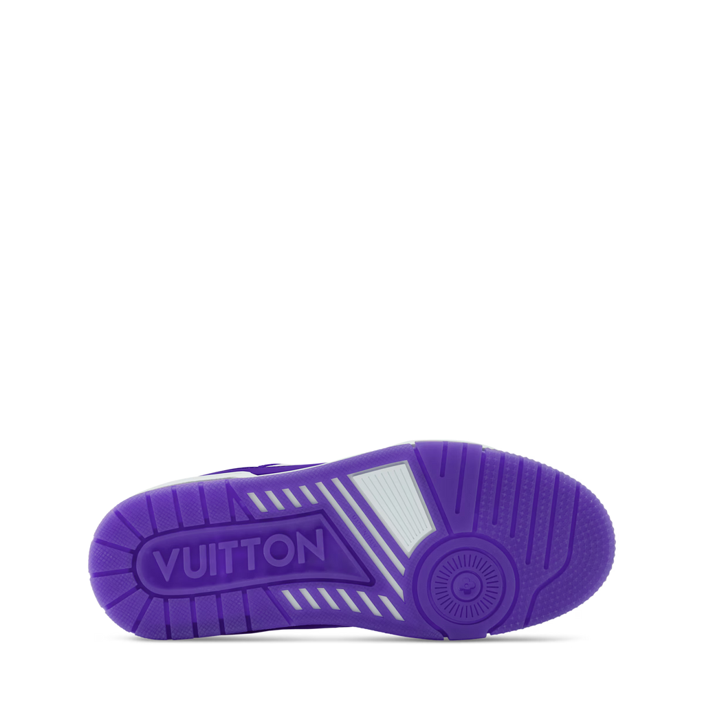 Luxury Purple Monogram Sneaker – Designer-Inspired Streetwear, Unisex Premium Shoe