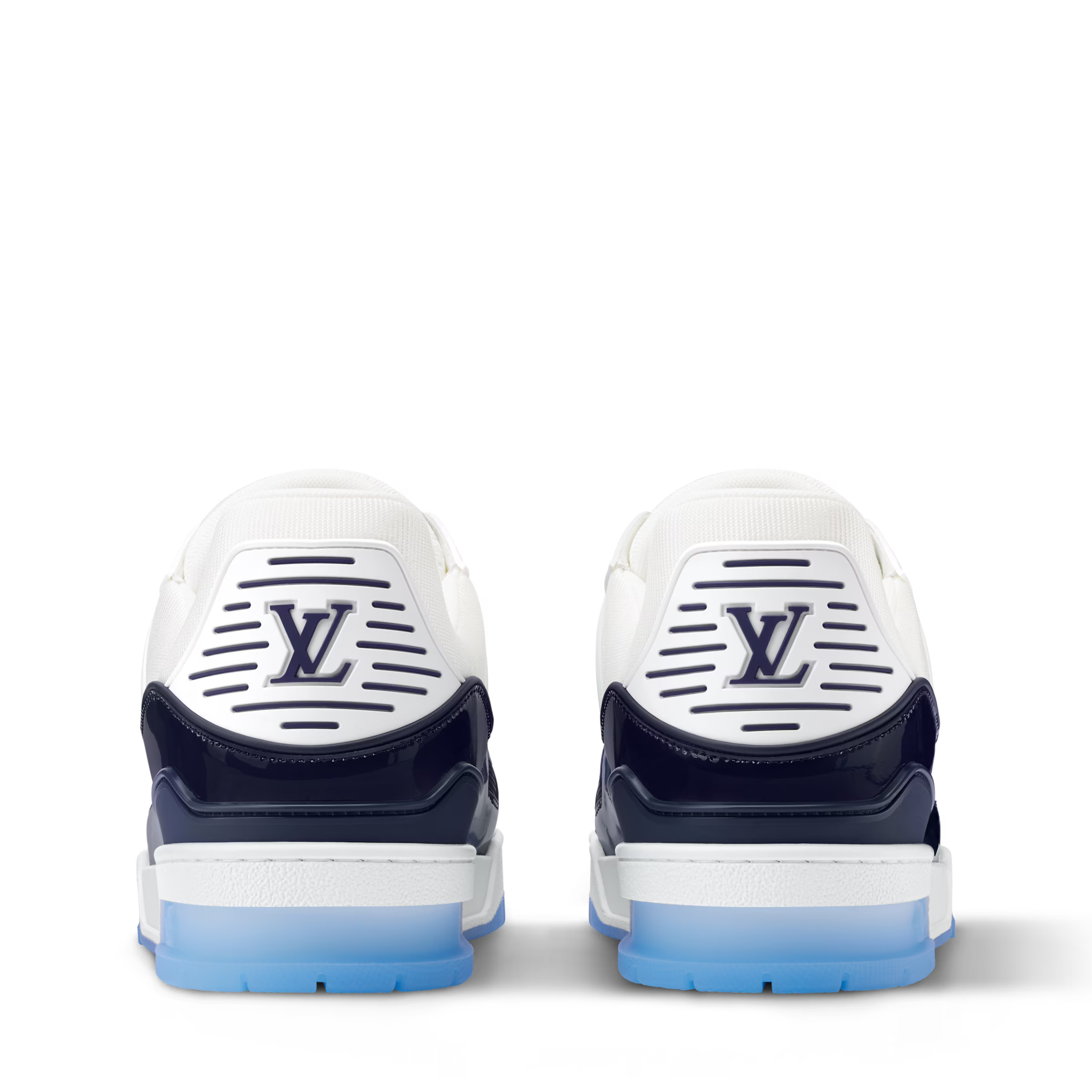 Luxury Blue Monogram Sneaker – Designer-Inspired Streetwear, Unisex Premium Shoe